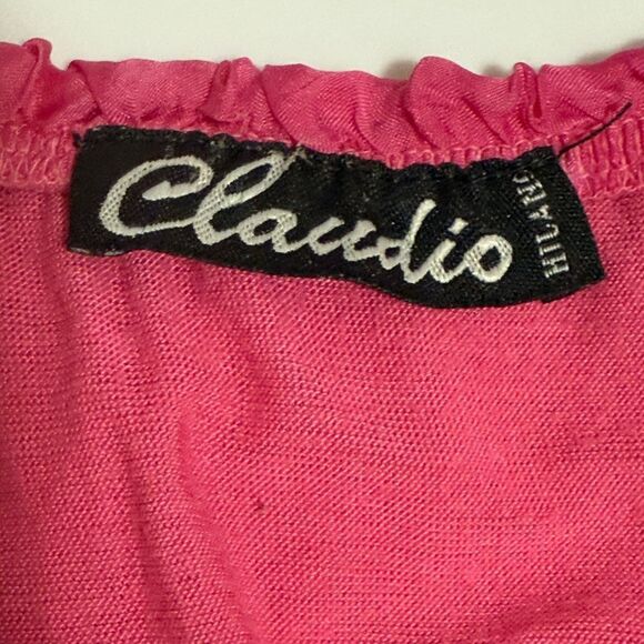 Claudio Milano Couture “The Elastic Dress” in Hot Pink. One size fits 4-12. - Picture 7 of 12